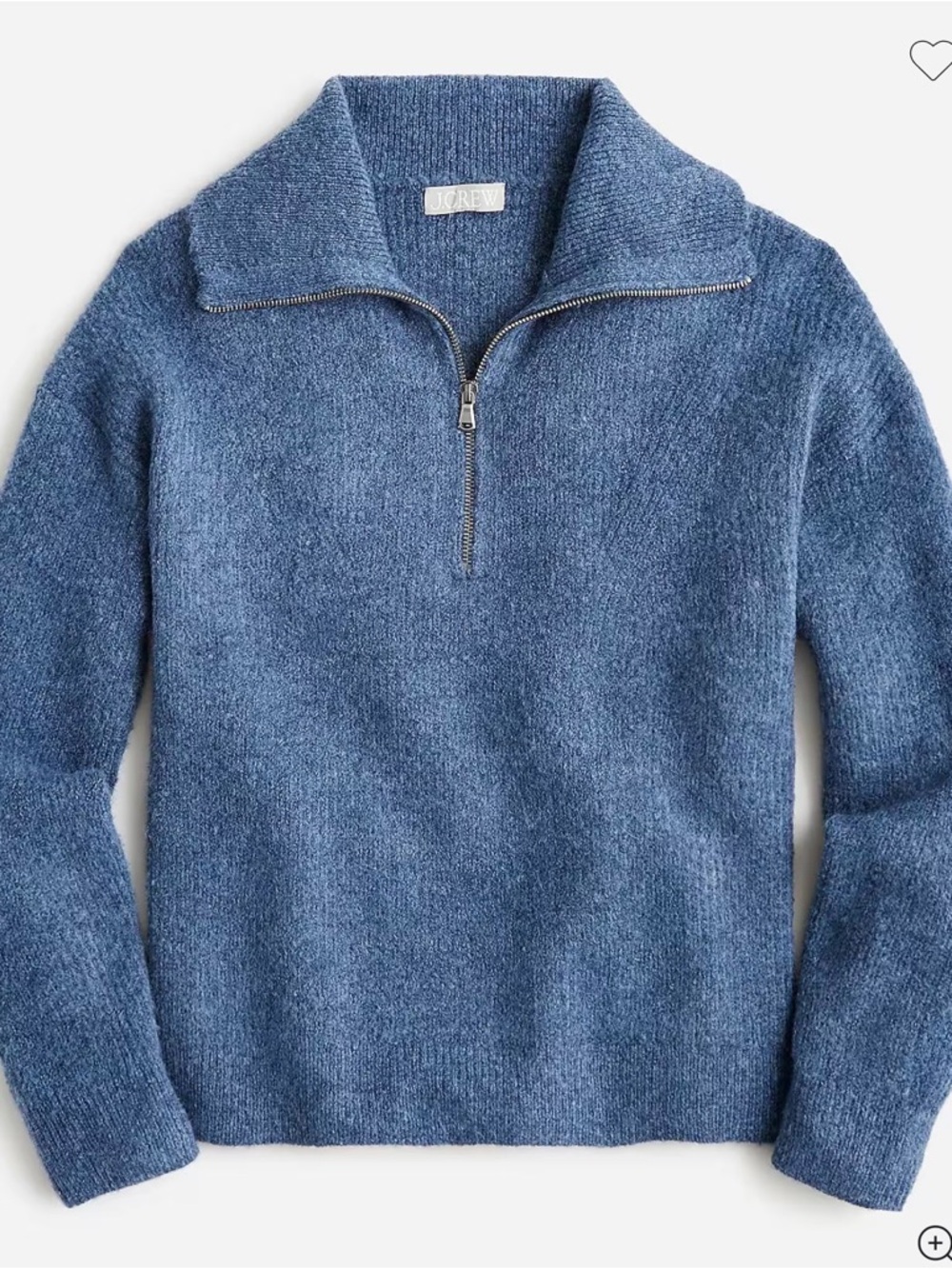 J.Crew Wool Blend Quater Zip